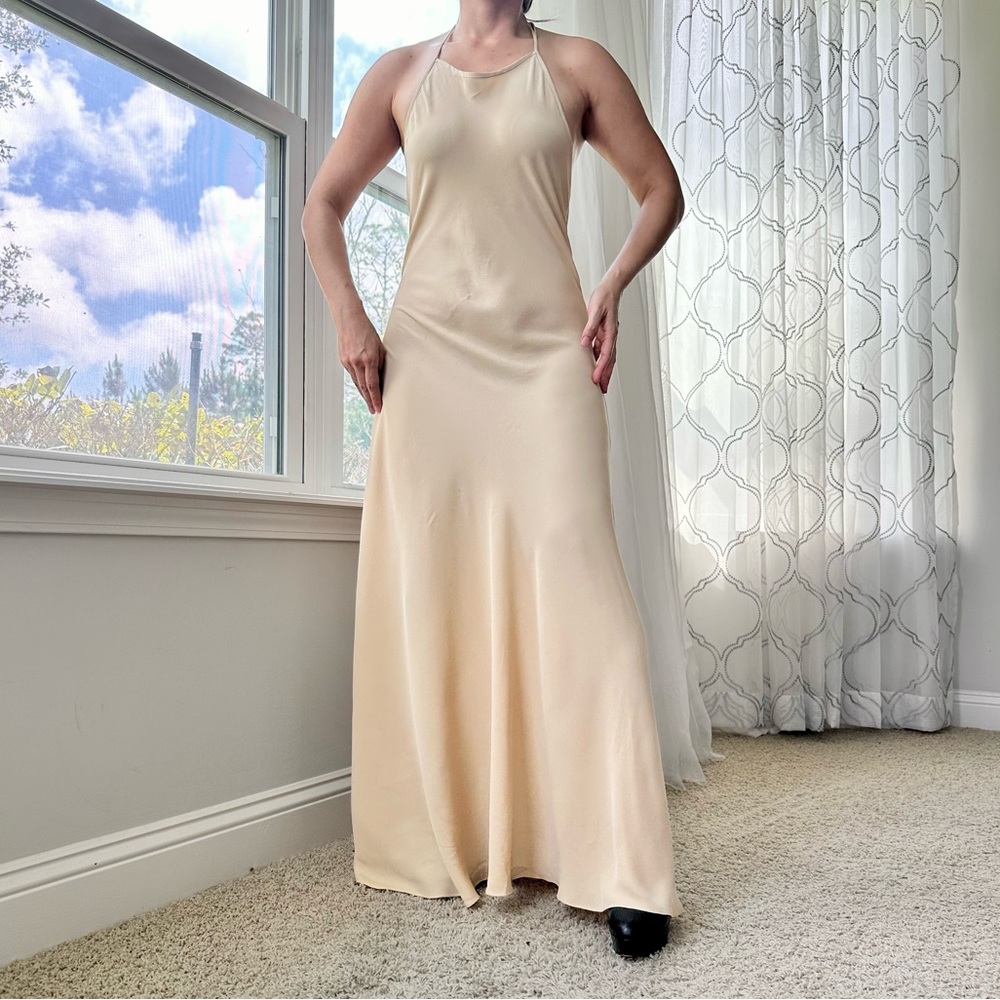 Silk Maxi Dress - Picture 3 of 12